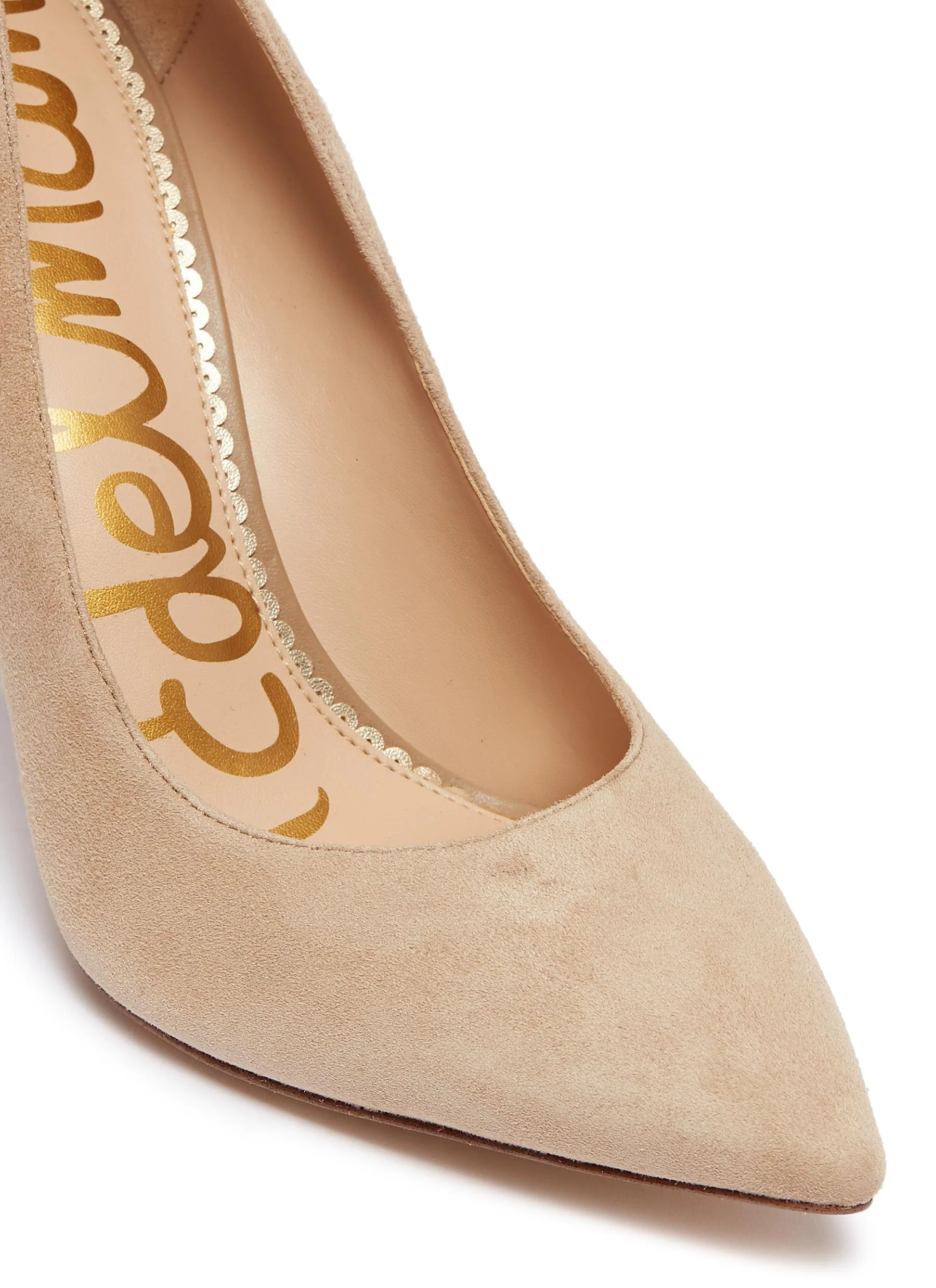 Sam Edelman Oatmeal Hazel Suede Pumps