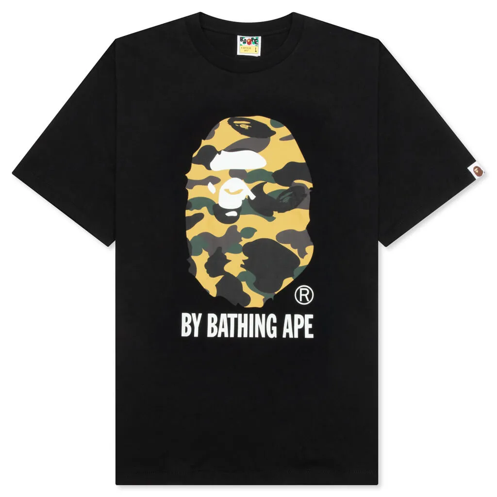 Black and Yellow 1st Camo by Bathing Ape Tee