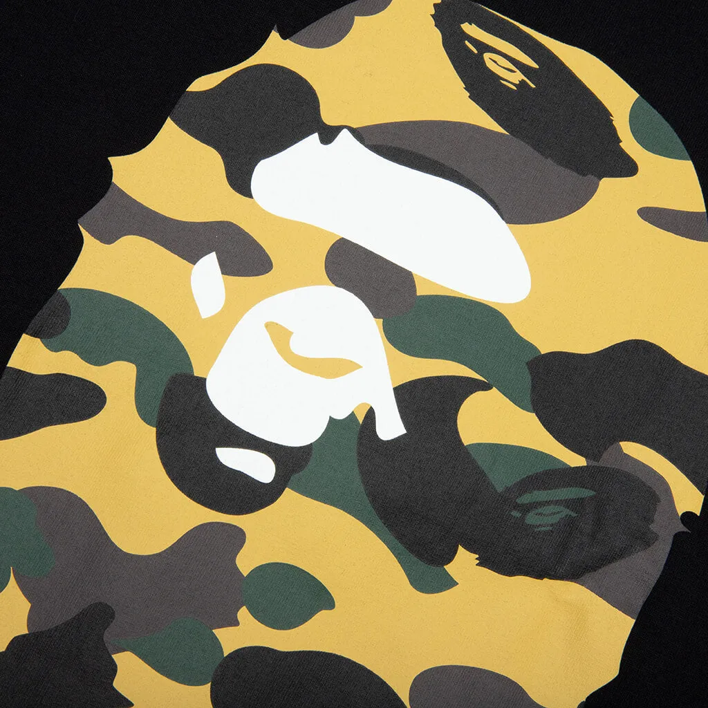 Black and Yellow 1st Camo by Bathing Ape Tee