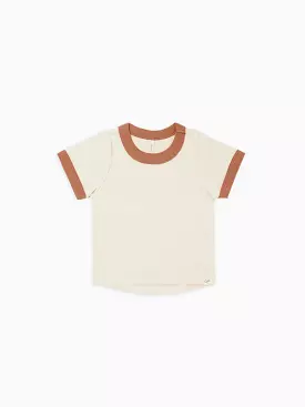 [50% Discount] Natural Ringer Tee - Shop Now!