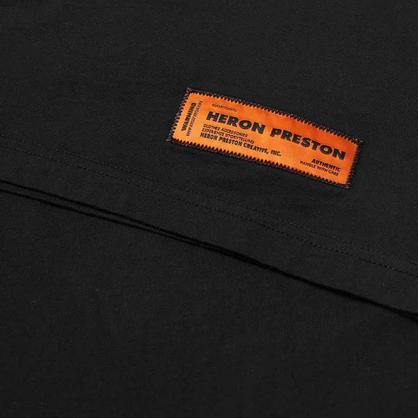 (60% OFF) Simple Logo Tee by HERON PRESTON - Black - Limited Time Offer