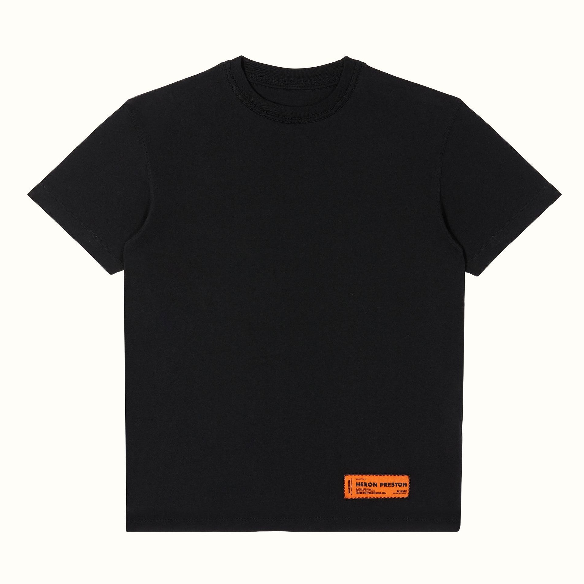 (60% OFF) Simple Logo Tee by HERON PRESTON - Black - Limited Time Offer