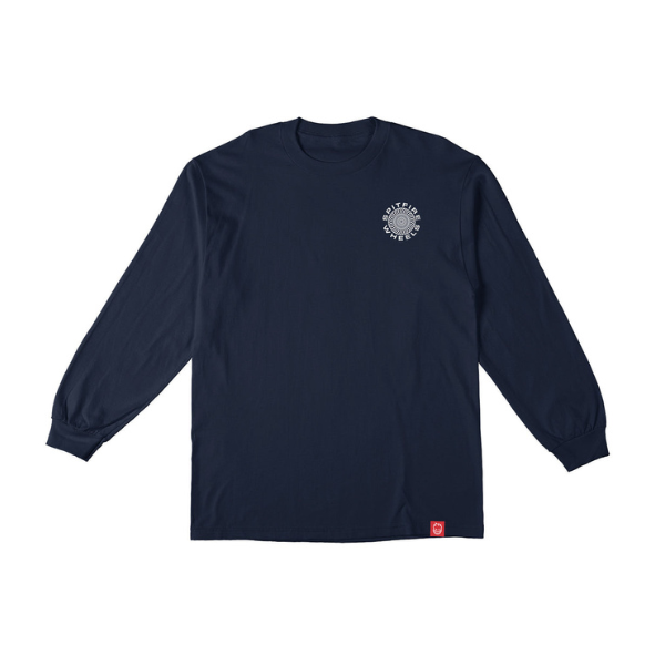 87 Spitfire Classic Swirl Longsleeve T-Shirt - Navy/White