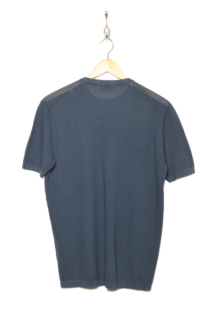 AB Kost Navy Waffle T-Shirt