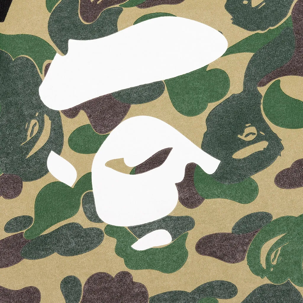 Black and Green ABC Camo Tee by Bathing Ape