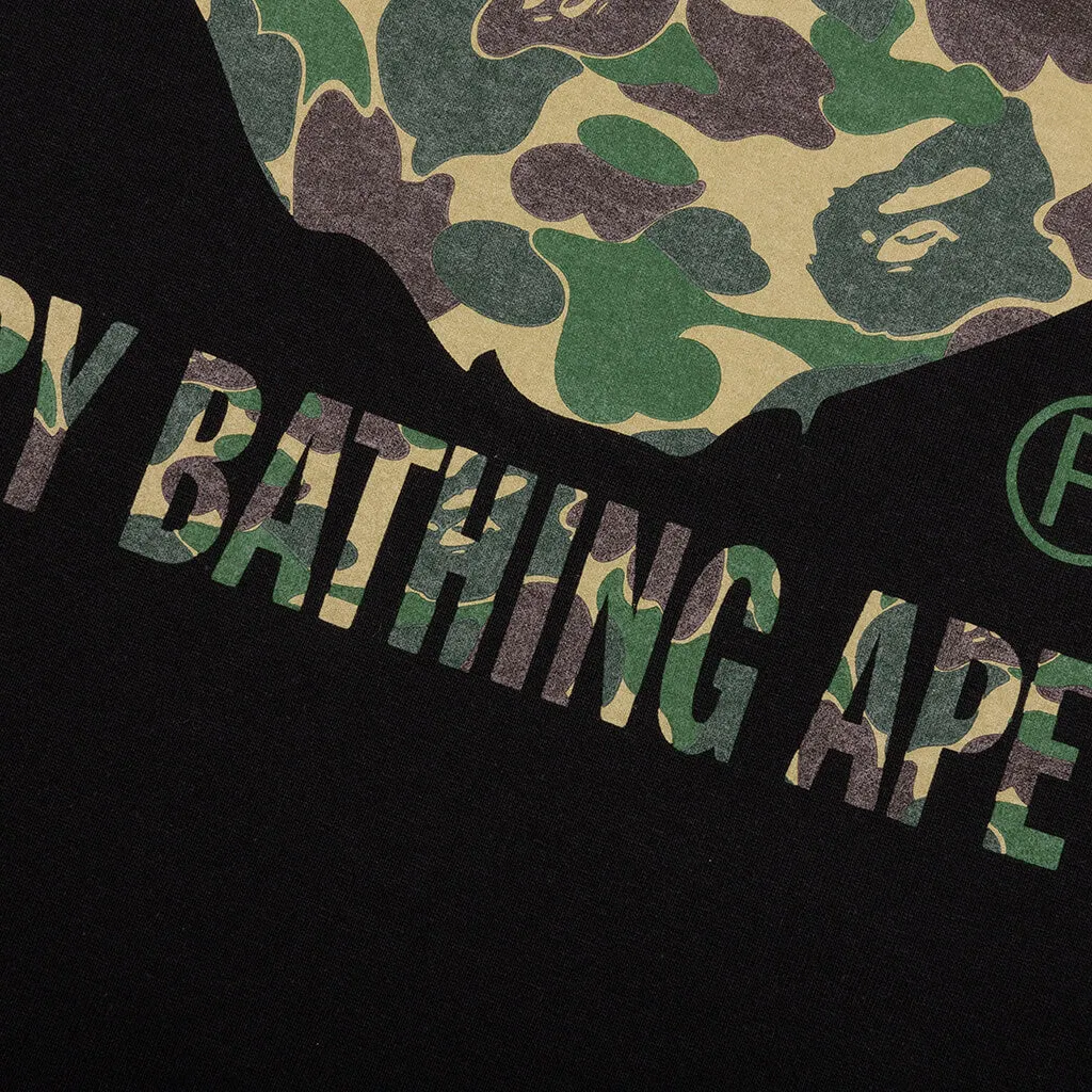 Black and Green ABC Camo Tee by Bathing Ape