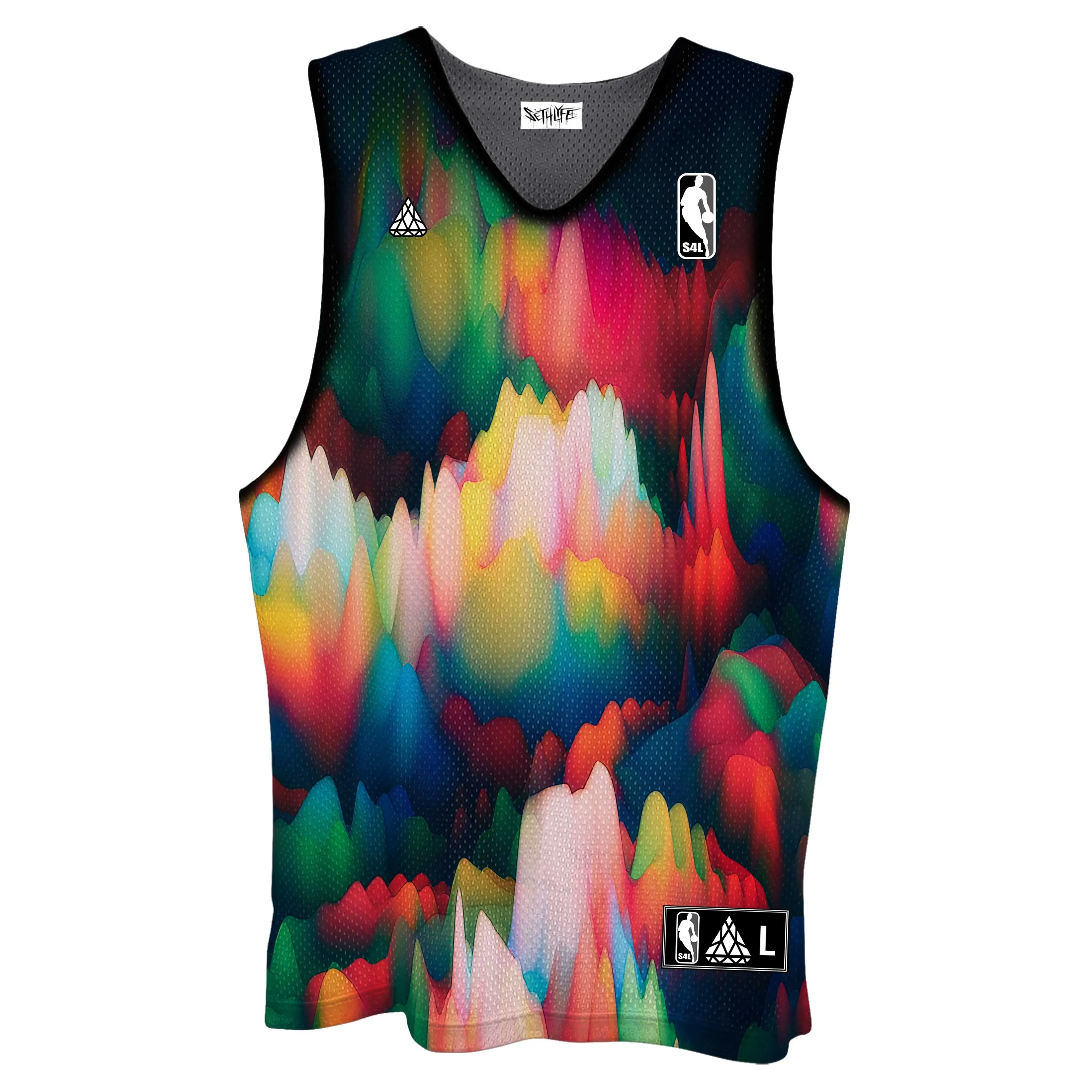 Abstract Waves Personalized Jersey