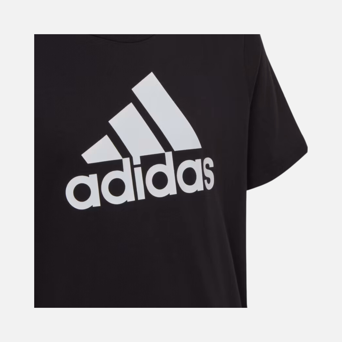 Adidas Big Logo Kids T-shirt in White/Black (7-16 Years)