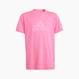 Adidas Girls T-shirt (7-15 Years) - Pulse Magenta Mel./White