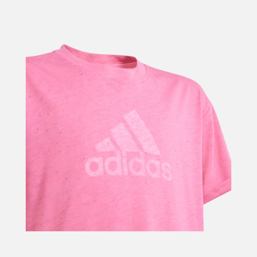 Adidas Girls T-shirt (7-15 Years) - Pulse Magenta Mel./White