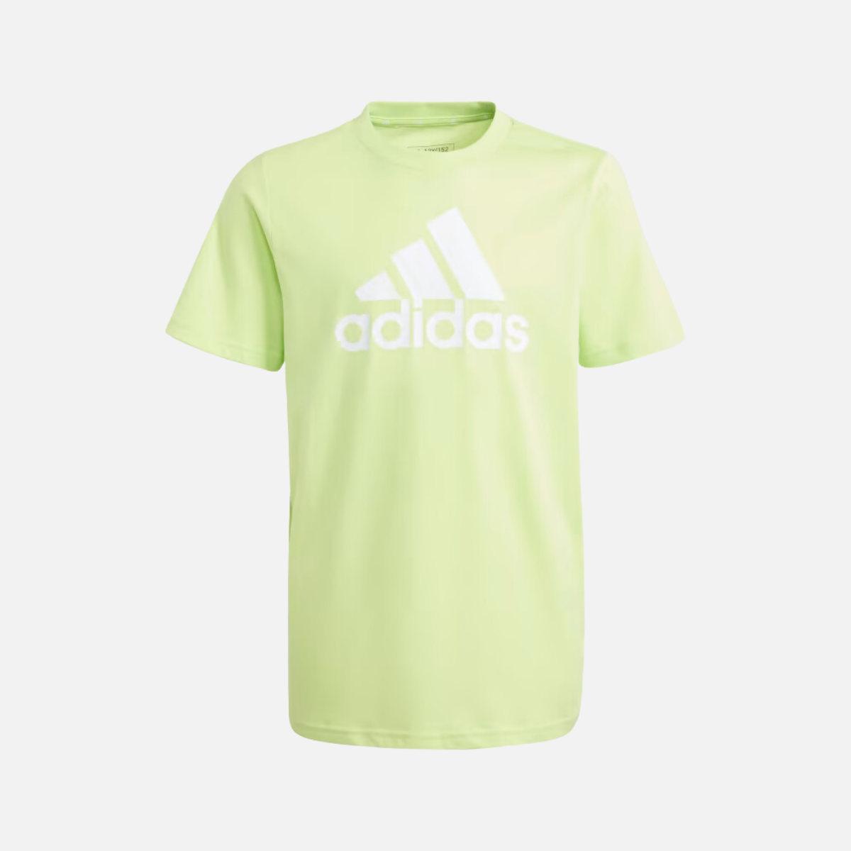 Adidas Kids T-shirt Big Logo (7-16 Years) - Pulse Lime/White