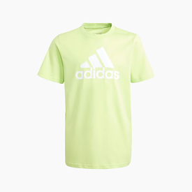 Adidas Kids T-shirt Big Logo (7-16 Years) - Pulse Lime/White