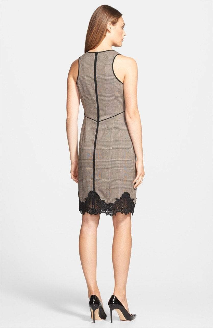 Adrianna Papell Lace Hem Sheath Dress