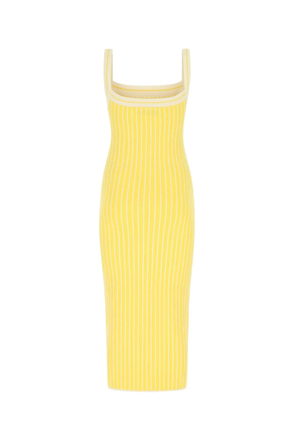 Alessandra Rich Sleeveless Ribbed Knit Dress