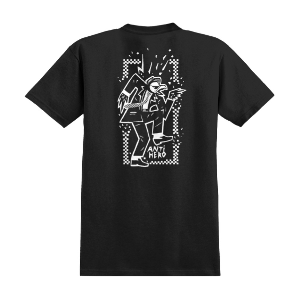 Anti Hero Rude Bwoy Tee - Black and White