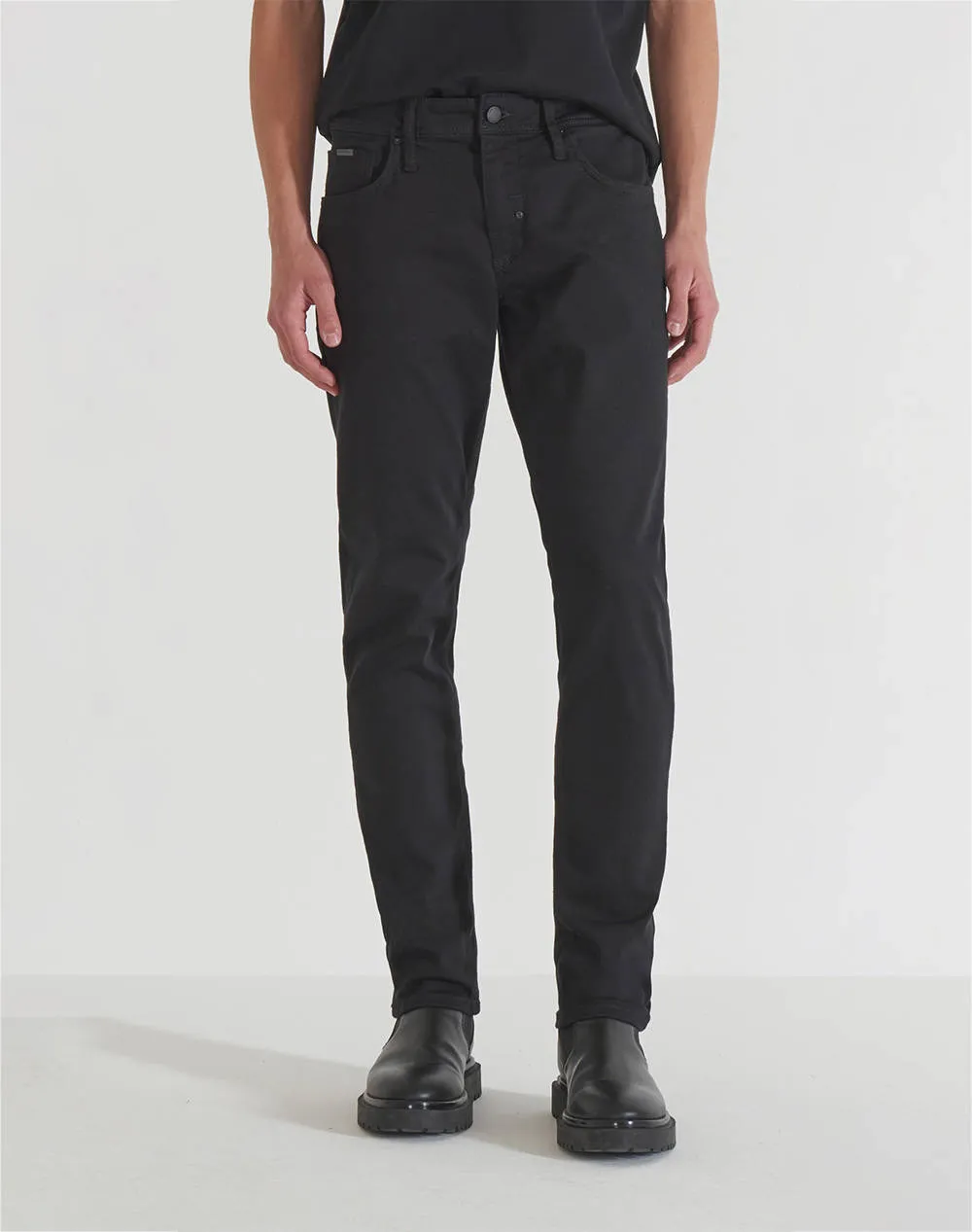 ANTONY MORATO iconic black stay black denim pants, KURT comfort tapered fit