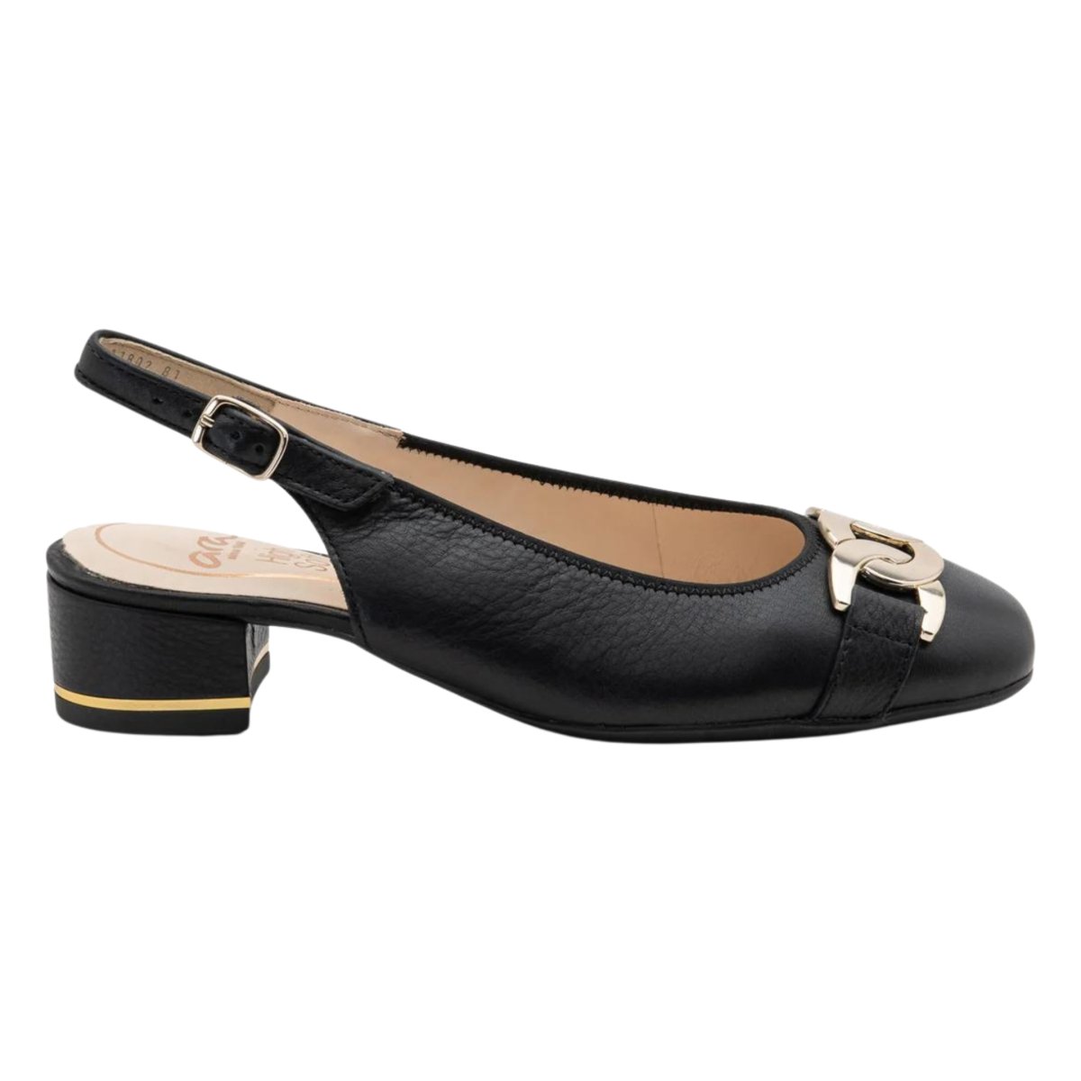 Ara Gallant Slingback Black Leather