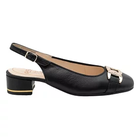 Ara Gallant Slingback Black Leather