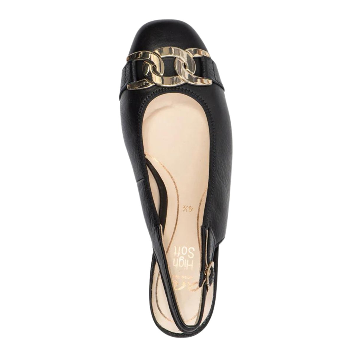 Ara Gallant Slingback Black Leather