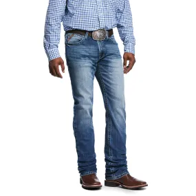 Mens Stretch Straight Leg Jeans - Ariat Shoreway M4 Low Rise Stackable.