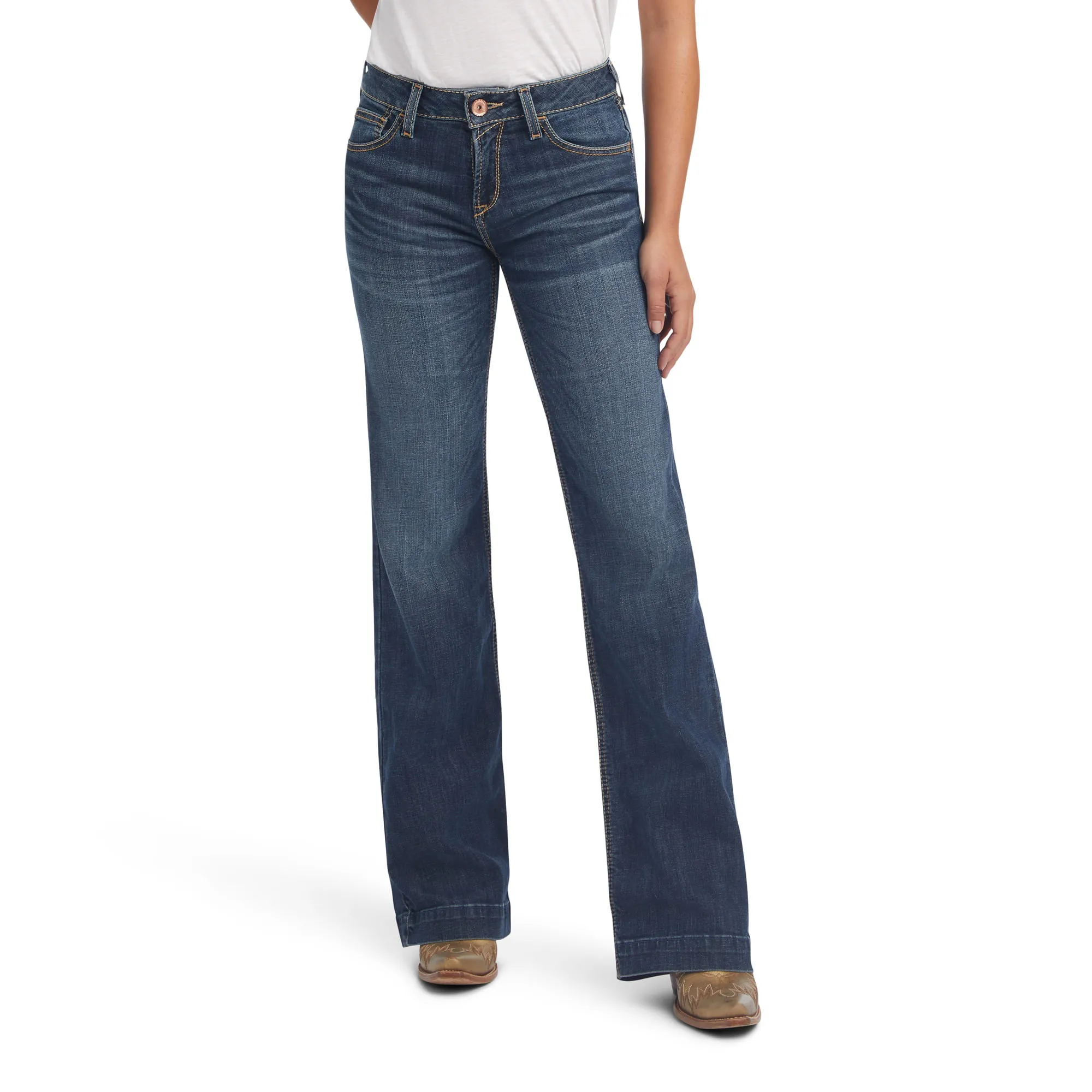 Ariat Women's Pasadena Perfect Rise Trouser Jeans for Women