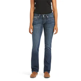 Ariat Women's Mid Rise Stretch Ivy Stackable Jeans