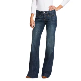 Ariat Lucy Wide Leg Jeans Women's Trouser Mid Rise Stretch.