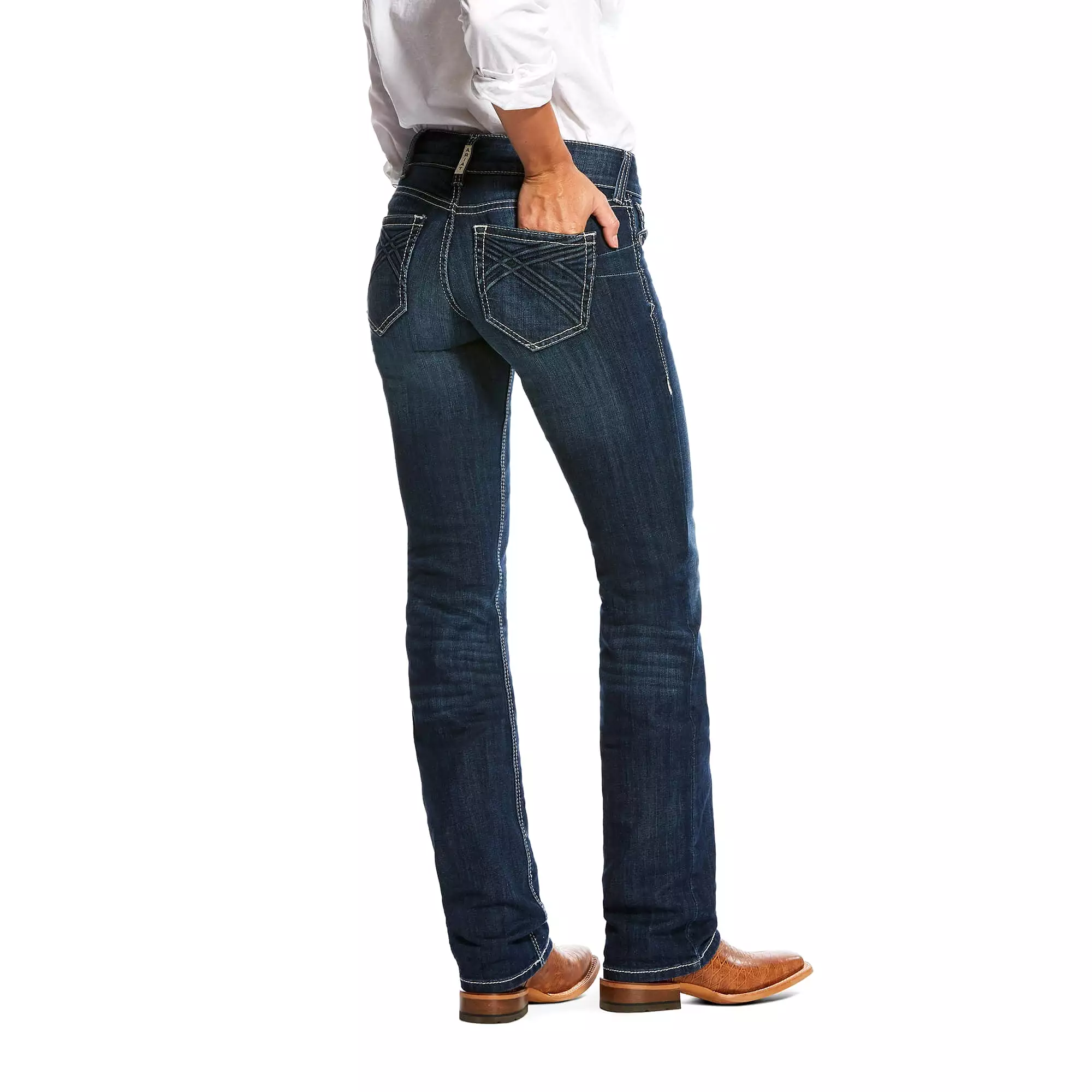 Ariat Women's Willow Mid Rise Straight Leg Jeans