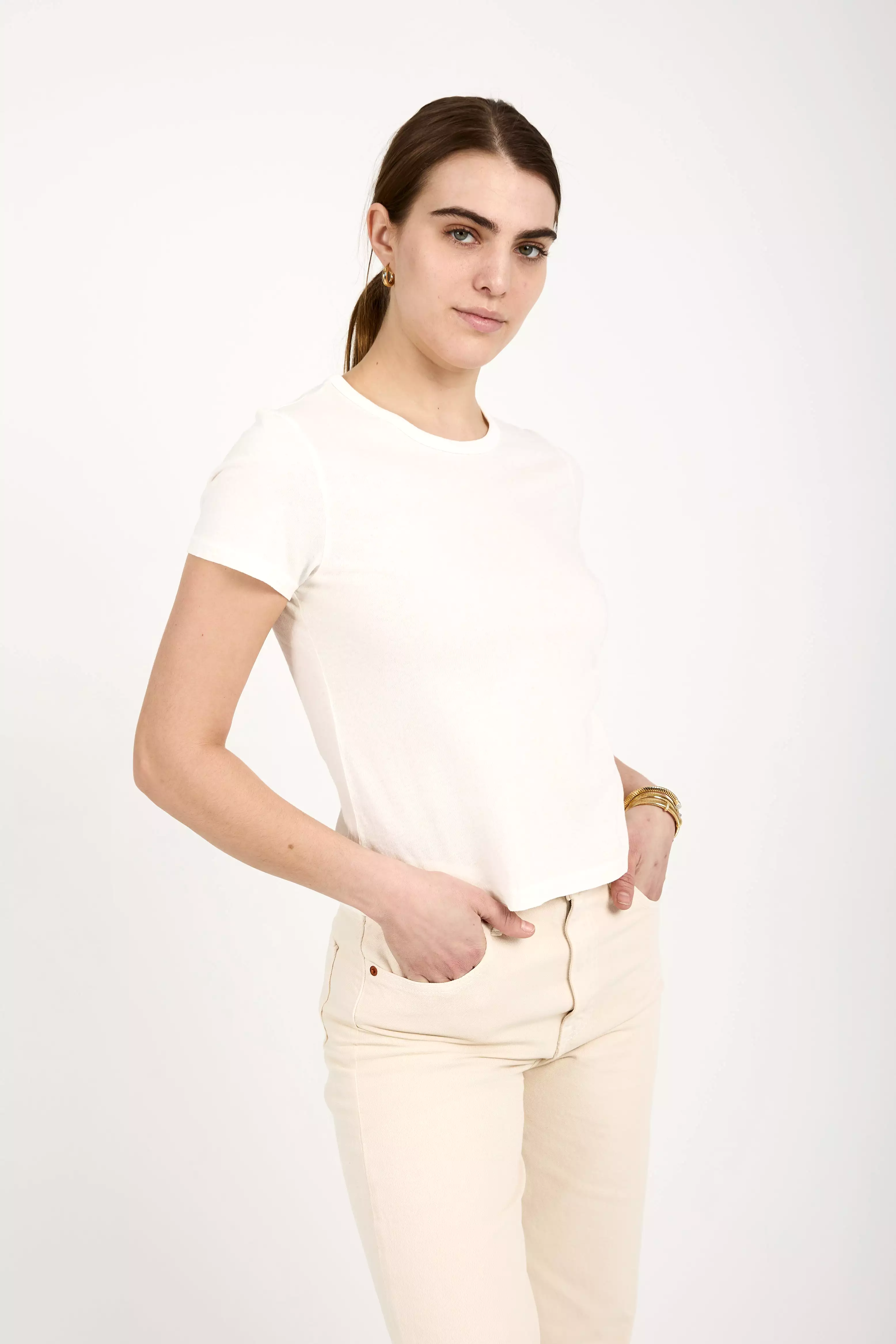 Baby Tee Natural White