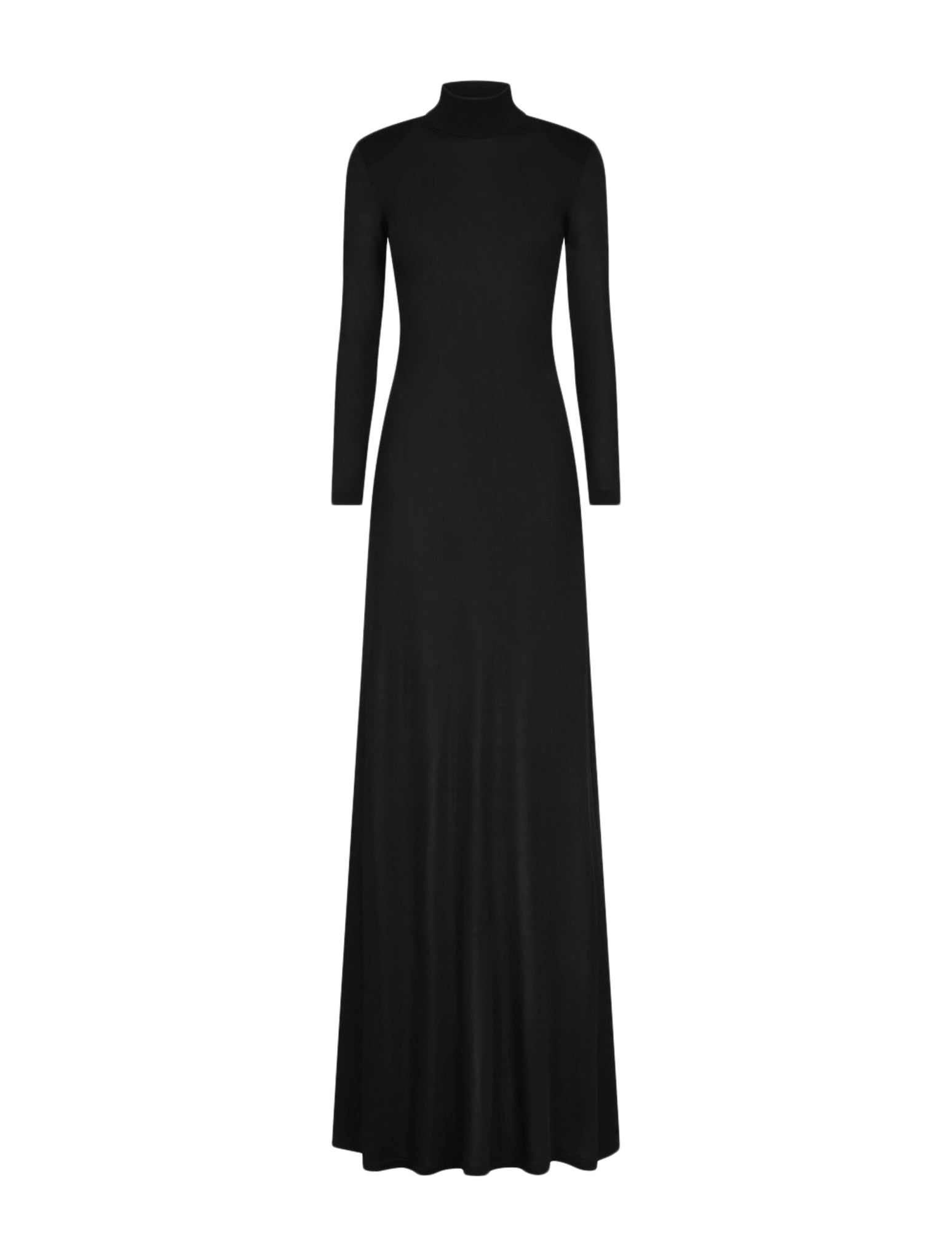 Backless Knit Evening Dress