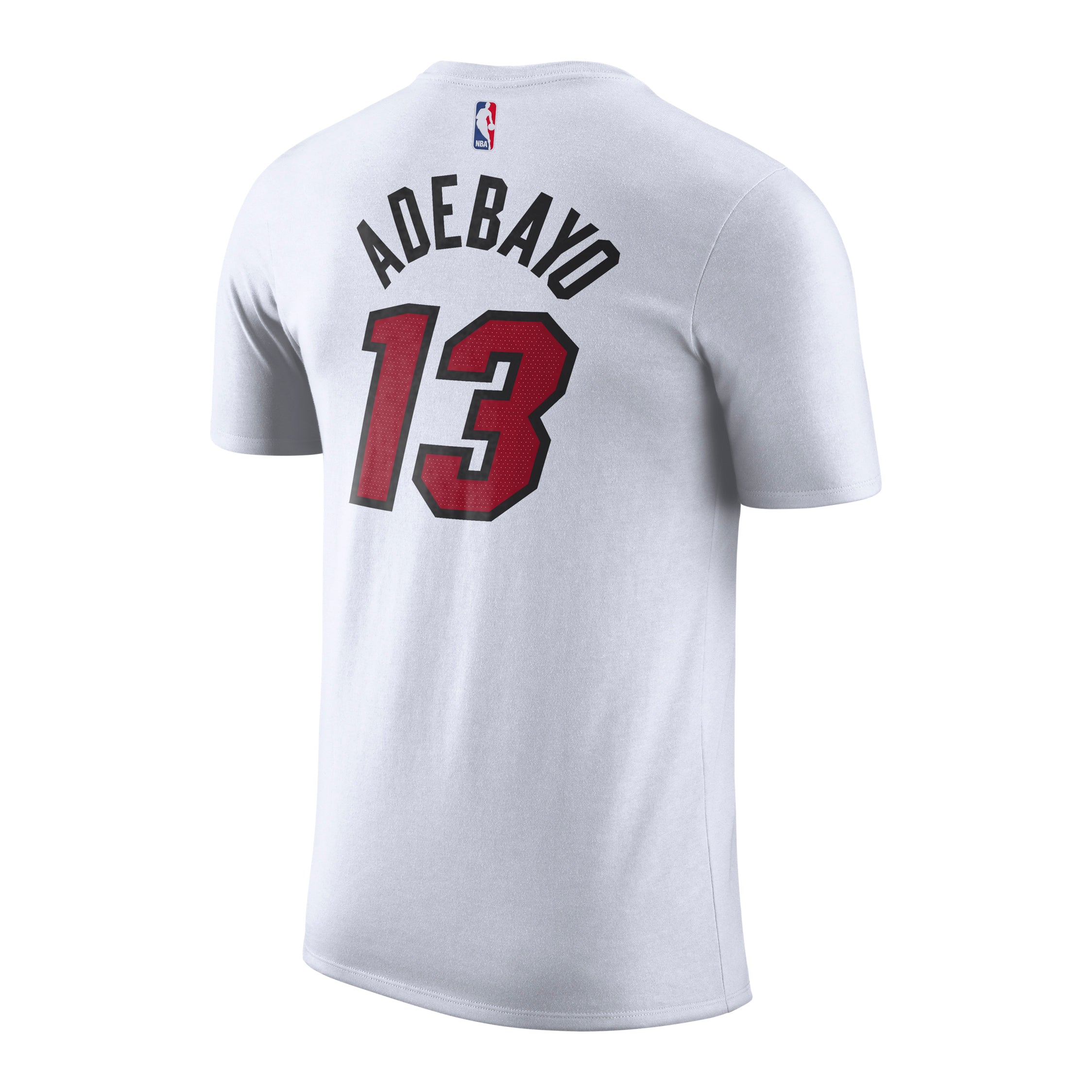 Bam Adebayo Miami HEAT White Youth Tee - Nike Officially Licensed