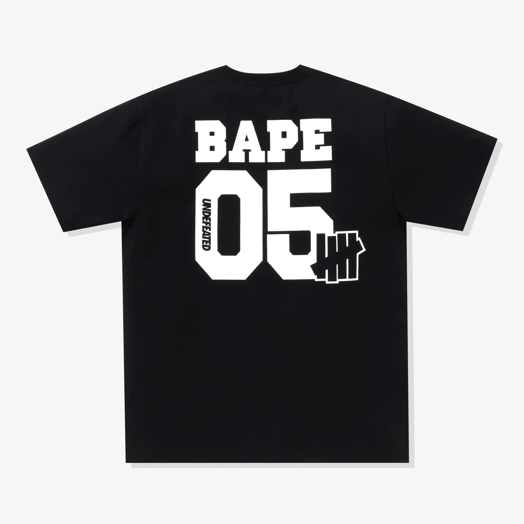 Bathing Ape Undefeated College Tee Black