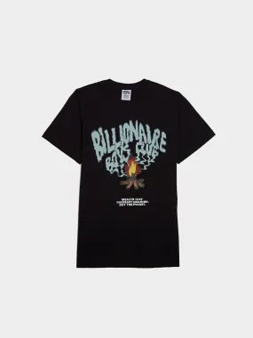 BB Smoke SS Tee, Black - Black Smoke Short Sleeve T-Shirt