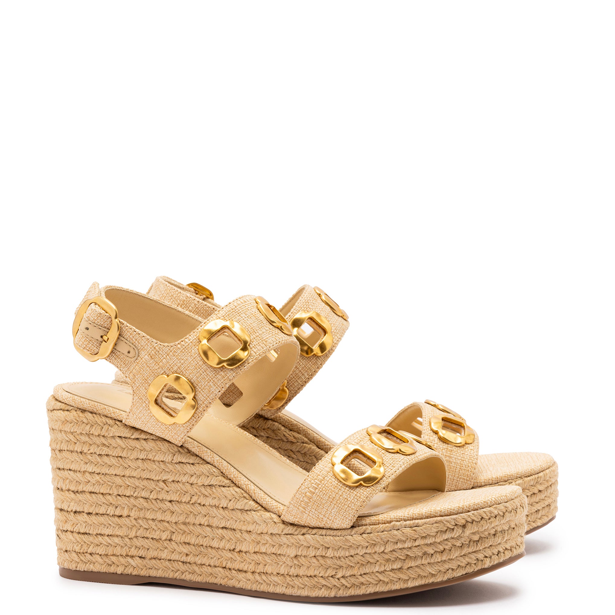 Beige Raffia Milan Espadrille