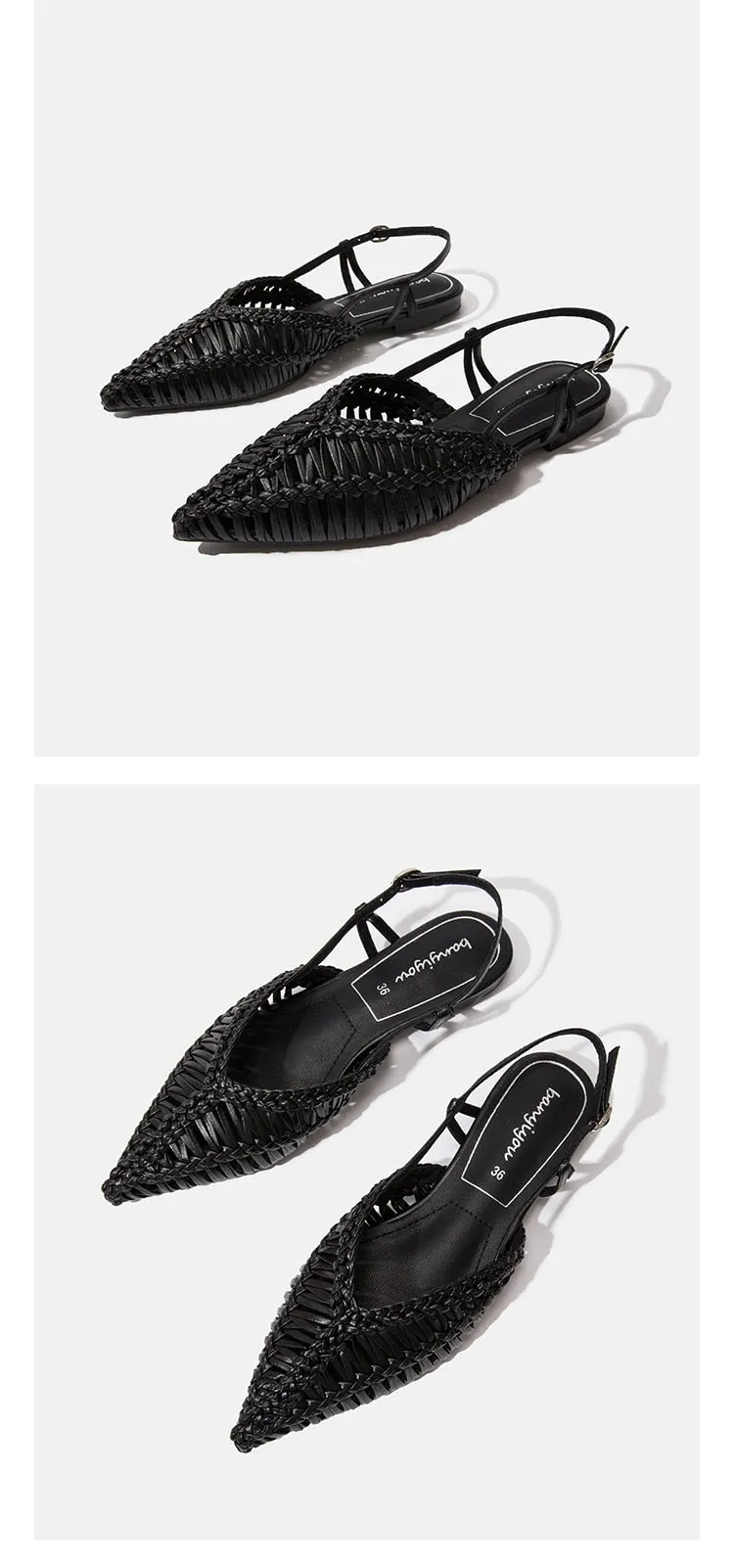 Bergman Woven Slingback Footwear