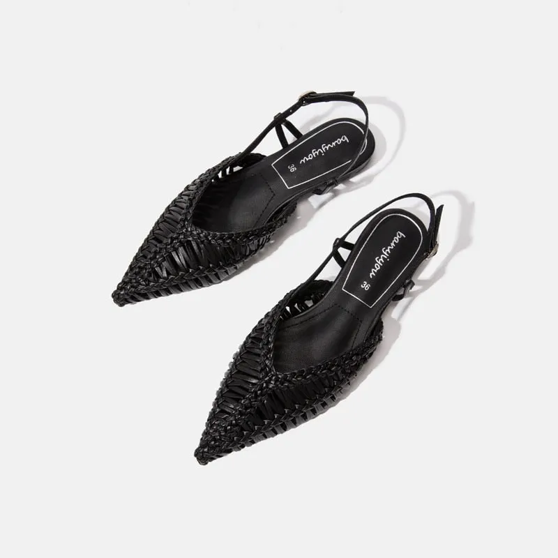 Bergman Woven Slingback Footwear