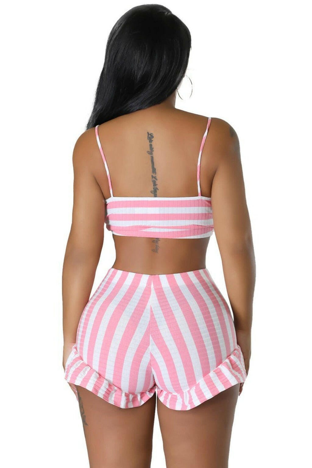 Better Believe It Shorts Set Pink