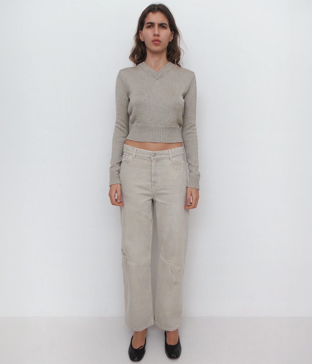 Beverly Ecru Trousers | Shop Now