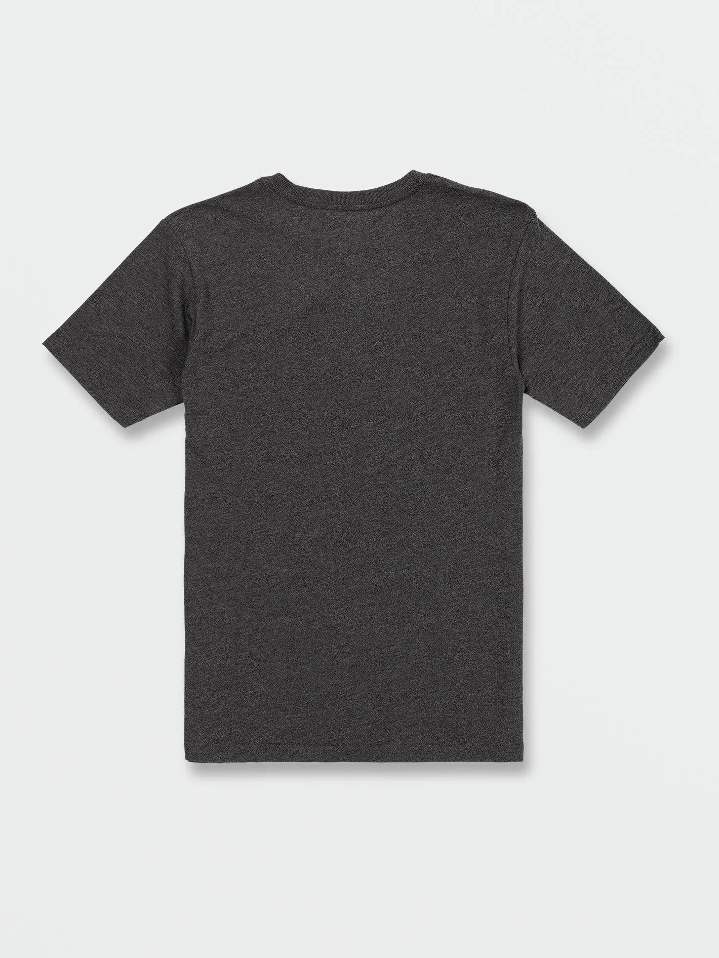 Dark Black Heather Blister Short Sleeve Tee for Big Boys