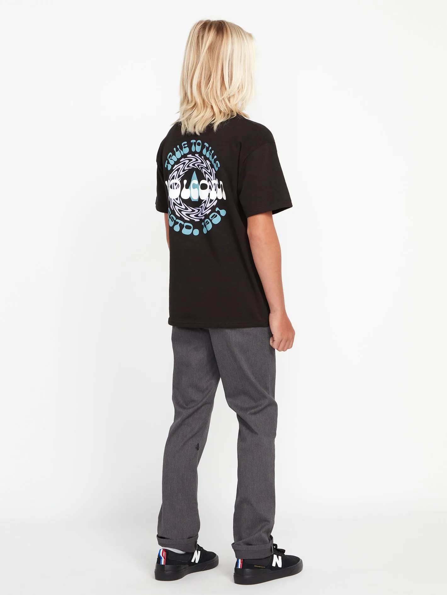 Black Stone Backstage Short Sleeve Tee for Big Boys