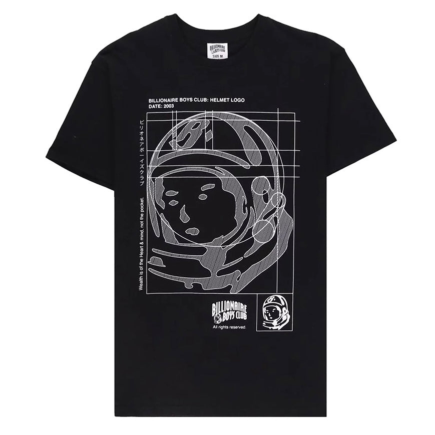 Billionaire Boys Club Blueprint Tee Black is available at a 40% discount.