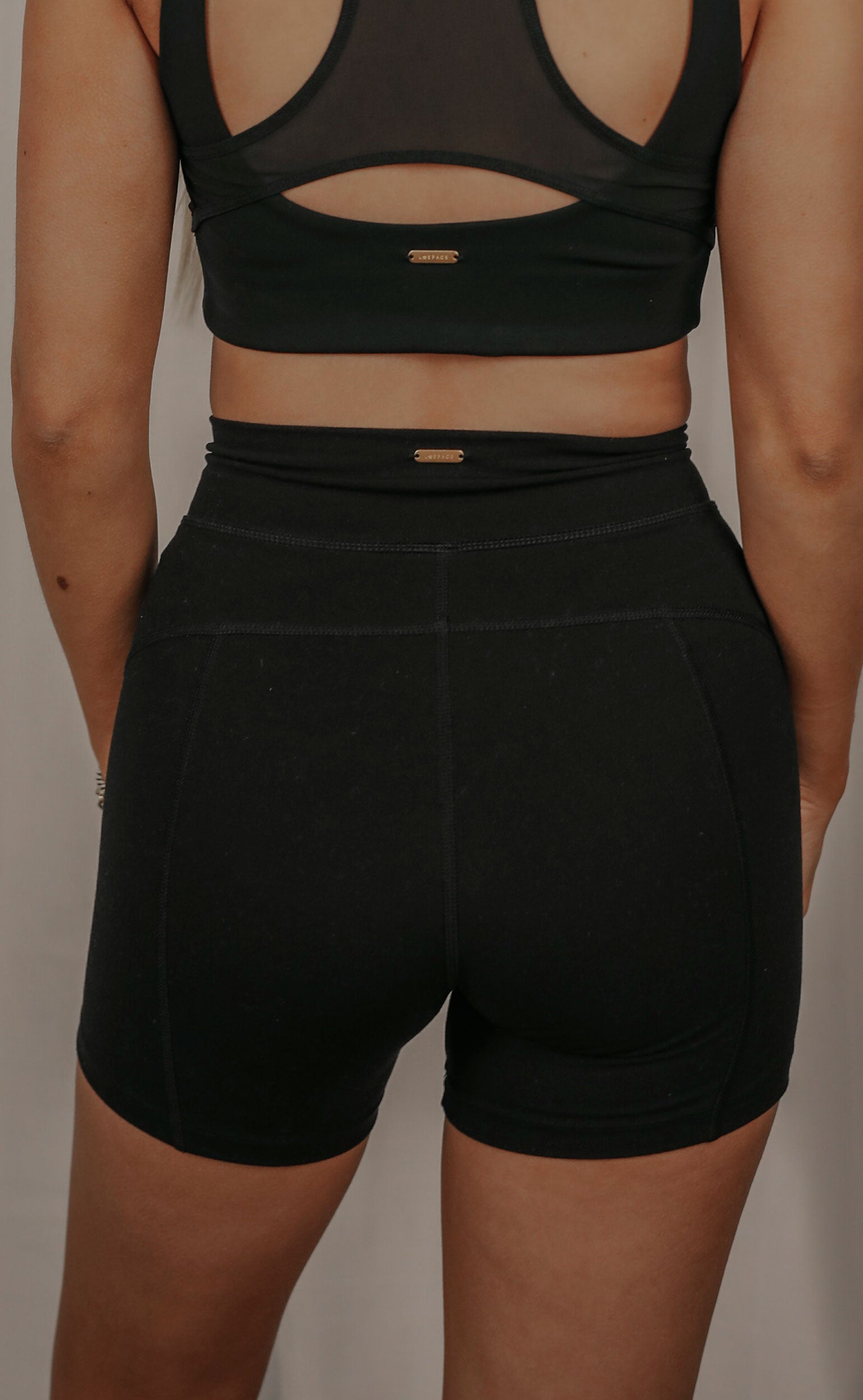 black carter bike short