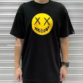 Black Clown Tee with Smiley Face - RIC Collection