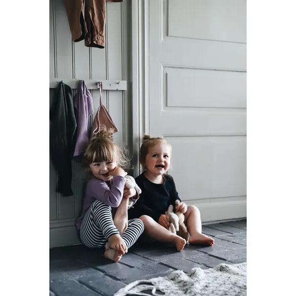 Black Cotton Tee by Lovely Littles