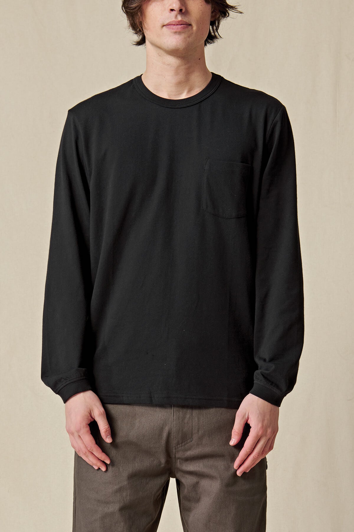 Black Everyday LS T-Shirt