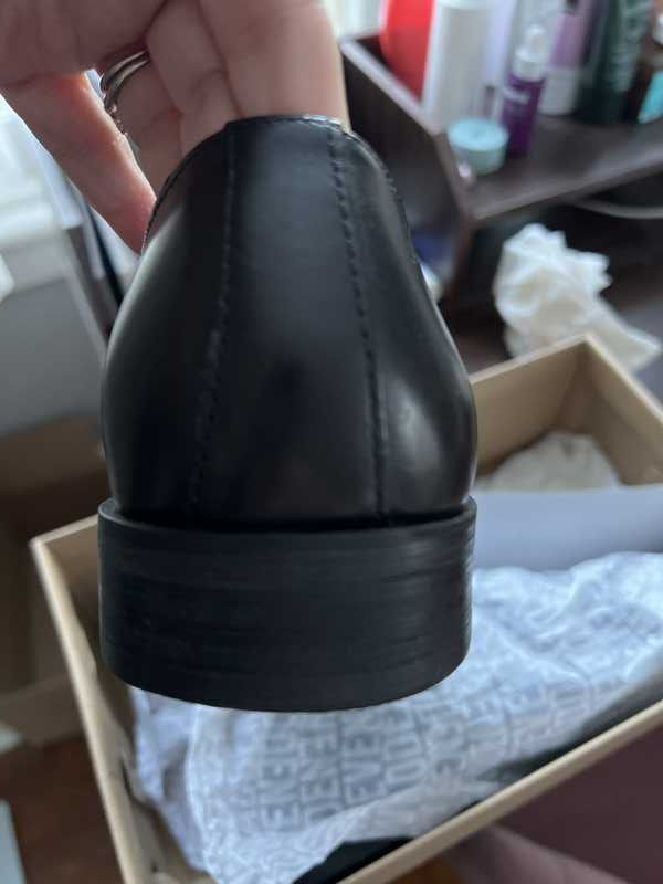 Black Leather Boots - Small Size - Revamped