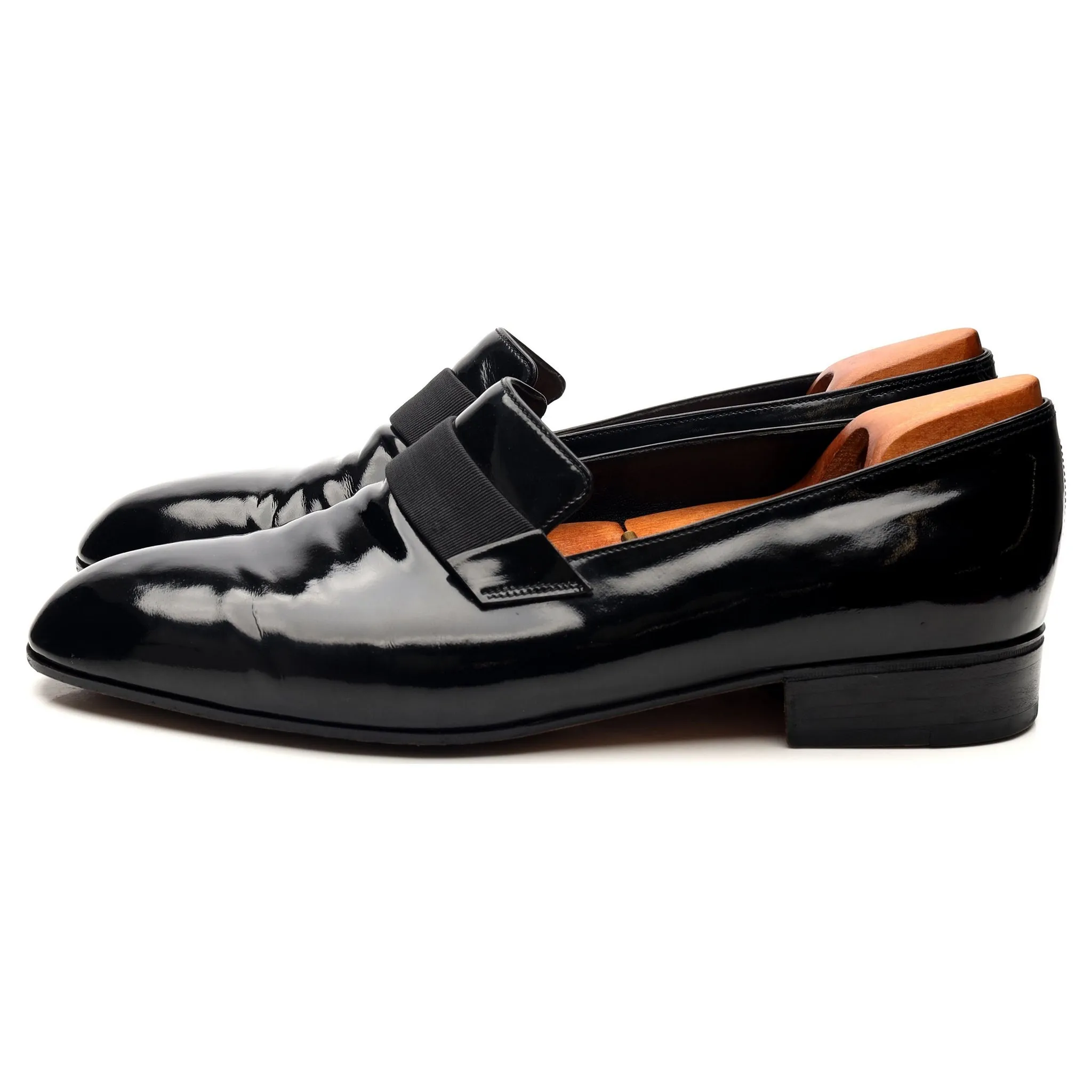 Black Patent Leather Loafers UK 9.5 / UK 10