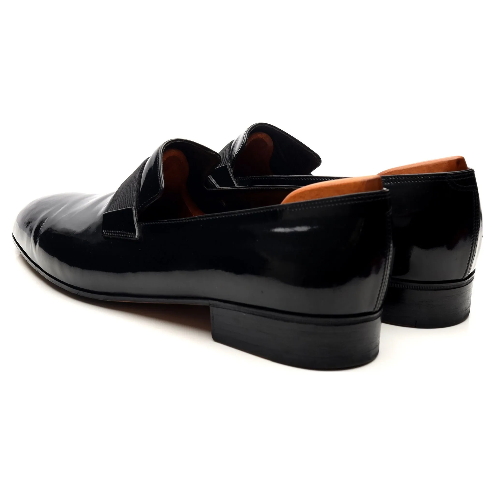 Black Patent Leather Loafers UK 9.5 / UK 10