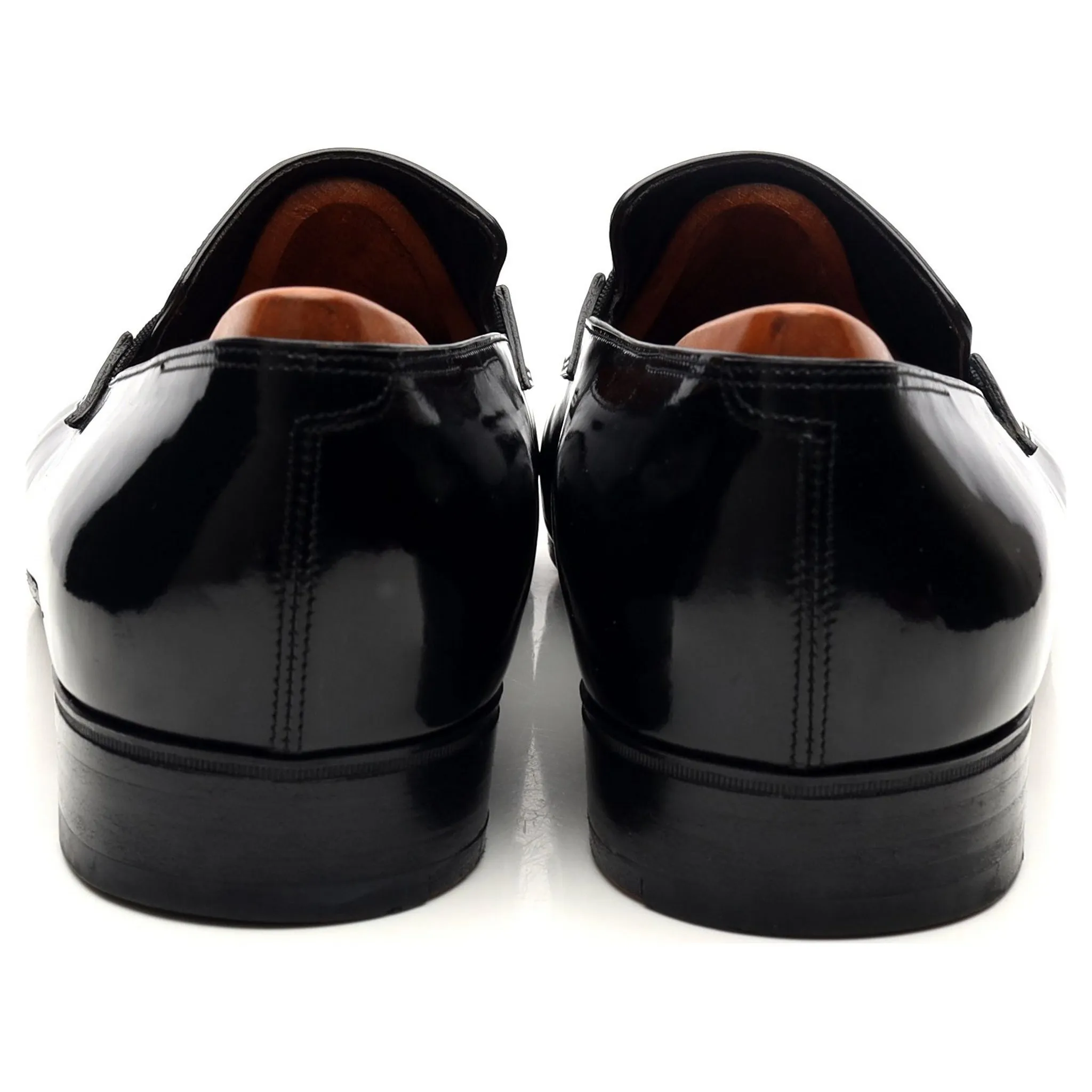 Black Patent Leather Loafers UK 9.5 / UK 10