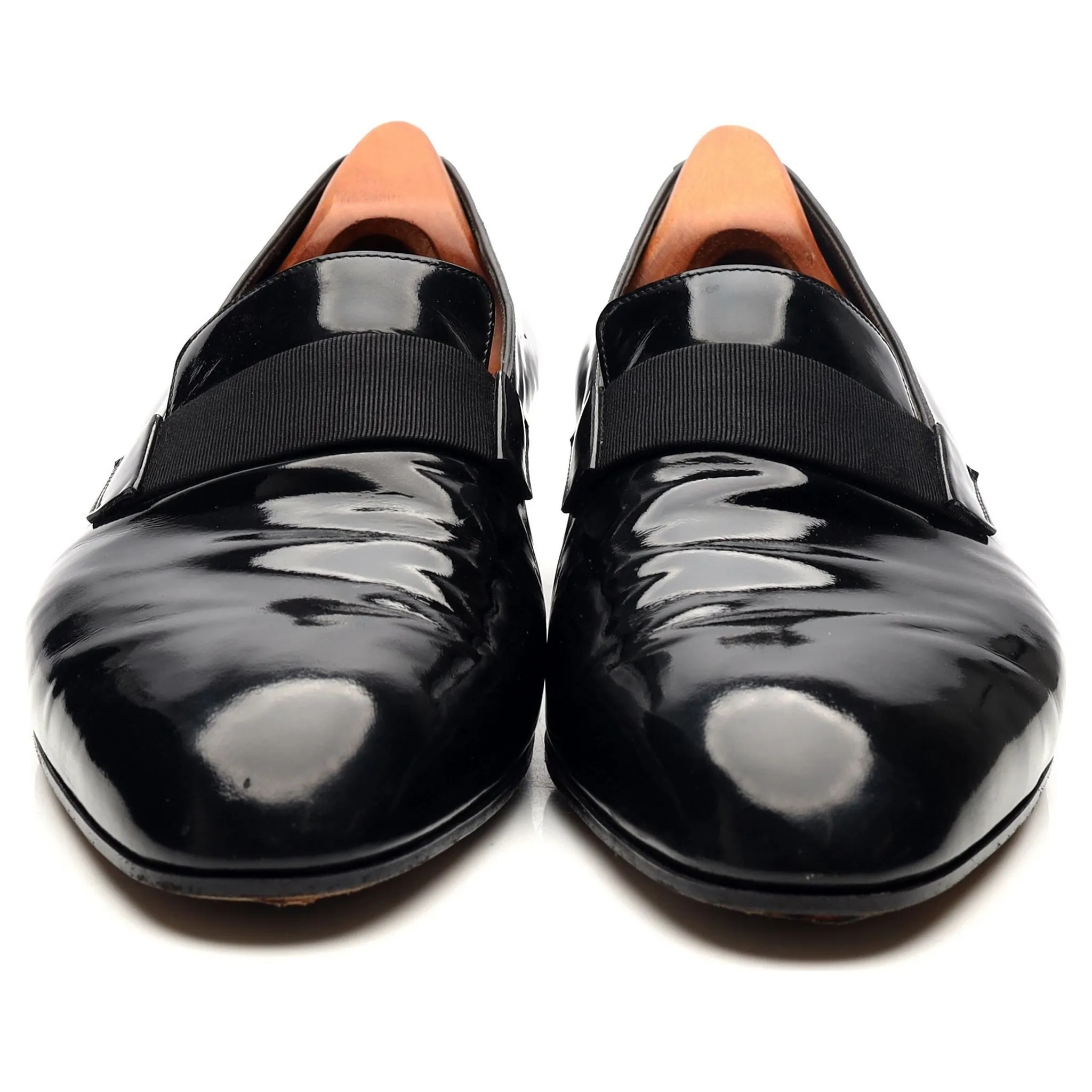 Black Patent Leather Loafers UK 9.5 / UK 10